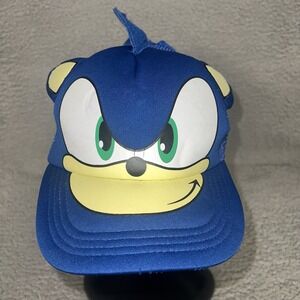 Sega Sonic The Hedgehog Adjustable Snapback 3D Japanese Tag‎